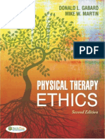 Physical Therapy Ethics, 2011