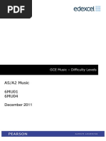 GCE Edexcel Difficulty Booklet