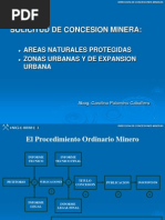 Solicitud de Concesiones Mineras