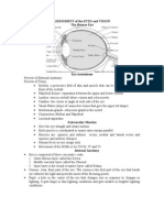 Assessment of The Eyes and Vision