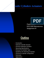 Hydraulic Cylinders Actuators: Pedro Castro ECE 5320 Mechatronics Assignment #1