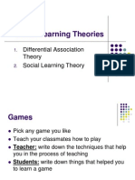 Social Learning Theory Games