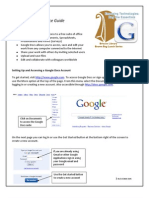 Google Docs - Tipsheet and Resource Guide