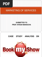 Case Study On Bookmyshow - Com For Service Perspective