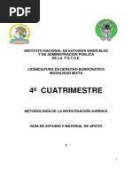 Cuarto Cuatrimestre Metodología para La Investigación Jurídica