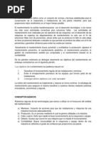 Elaboracion Del Presupuesto de Mantenimiento