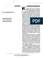 El Análisis Estructural: Del Método y La Metáfora A La Teoría y La Sustancia