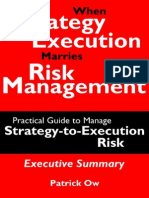 When Strategy Execution Marries Risk Management - A Practical Guide To Manage Strategy-to-Execution Risk (Executive Summary)