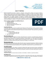 Antibiotic Sensitivity Test