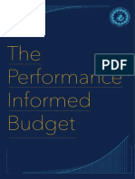 Performance Informed Budgeting - Brochure