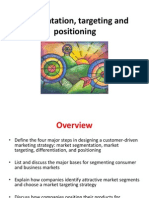 Segmentation, Targeting and Positioning