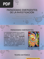 Paradigmas Emergentes de La Investigación