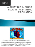 Alterations in Blood Flow in The Systemic Circulation-Grp4