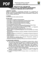 Directiva Encargo Interno