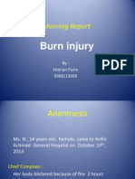 Morning Report Burn Injury 