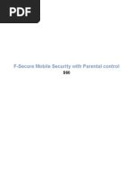 F-Secure Mobile Security With Parental Control