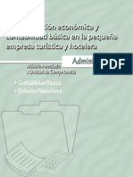 Administracion Economica y Contabilidad Basica en La Pequeña Empresa Turistica y Hotelera