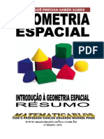 Introducao A Geometria Espacial - Resumo