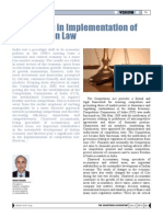 Role of CA in Implementation of Competition Law