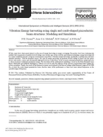 Vibration Energy Harvesting Using Single and Comb-Shaped Piezoelectric Beam Structures: Modeling and Simulation