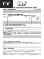 Extenuating Circumstances Form