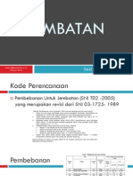 Sesi II - Desain Jembatan - Pembebanan