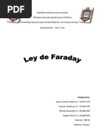 Trabajo Ley de Faraday