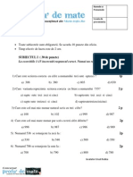 Mate - Info.Ro.2693 CONCURSUL Profu' de Mate", Editia I, 2013, Clasa A III-a