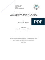 Parameters Identification of A Permanent Magnet DC Motor