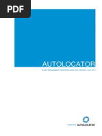 Autolocator: Fleet Management Industry Analysis / Russia / July 2011