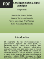 Conversor Analógico-Digital y Digital Analógico