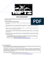 Fillable Character Sheet