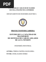 PFC - Estudio de La Capacidad de Transporte de Sistemas de Cables Aislados de at - Teresa Partida Manzanera