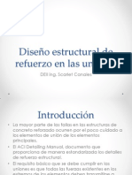 Diseño Estructural de Refuerzo en Las Uniones