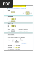 Loads: Short Column With Axial Loading