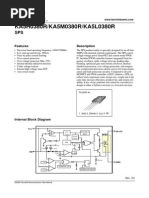 KA5H0380R/KA5M0380R/KA5L0380R: Features Description