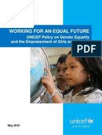 UNICEF Gender Policy 2010