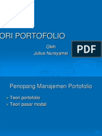 Teori Portofolio