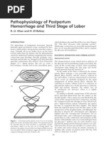 Pathophysiology of Postpartum Hemorrhage and Third Stage of Labor