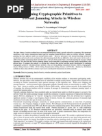 Combining Cryptographic Primitives To Prevent Jamming Attacks in Wireless Networks