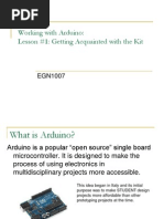 UCF - Arduino - Lesson 1