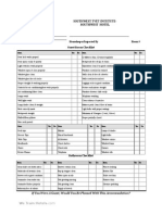 Guest Room Cleaning Checklist Template