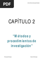 Capítulo 2 - Métodos y Procedimientos de Investigación