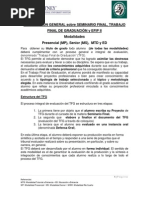 Informacion Sobre Seminario Final, TFG y EFIP II 2012 - Noviembre 2012