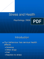 Stress and Health: Psychology 3906