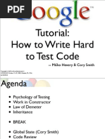 How To Write Hard To Test Code