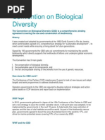 Convention On Biological Diversity