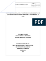 Caracterisitcas Reologicas y Contenido de Humedad Del Pan de Agua Producto Autoctono de Pamplona (N de S) Empacado Al Vacio