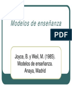 Modelos de Enseñanza