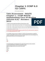 Route Exam Cap 1 CCNP 6